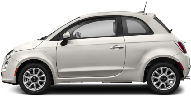 Fiat500 Side View PNG image