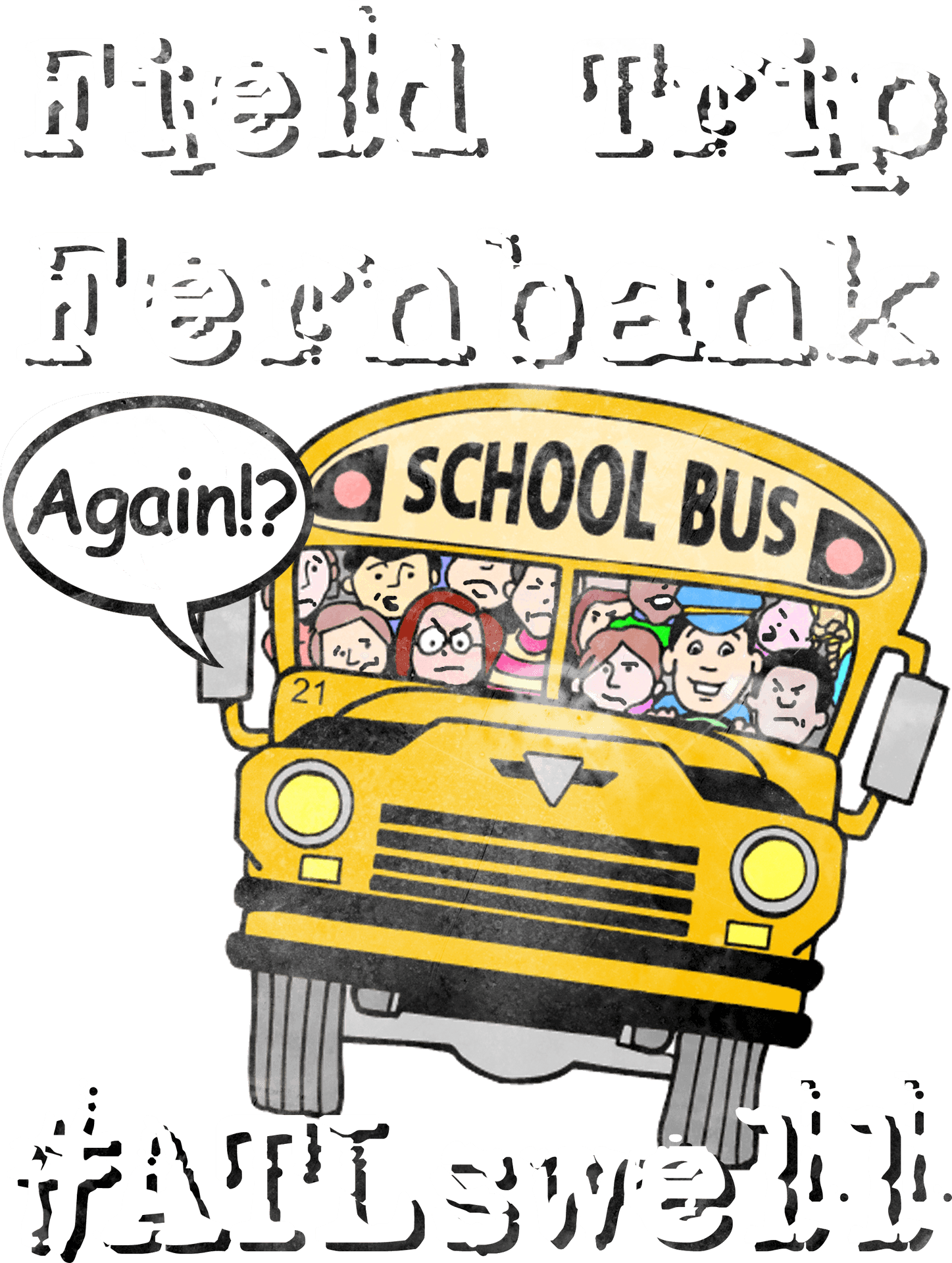 Field Trip Fernbank School Bus Cartoon PNG image