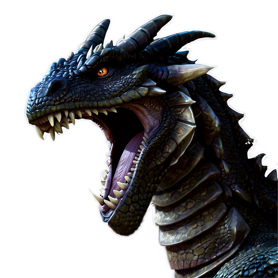 Fierce Dragon Roar Png 5 PNG image