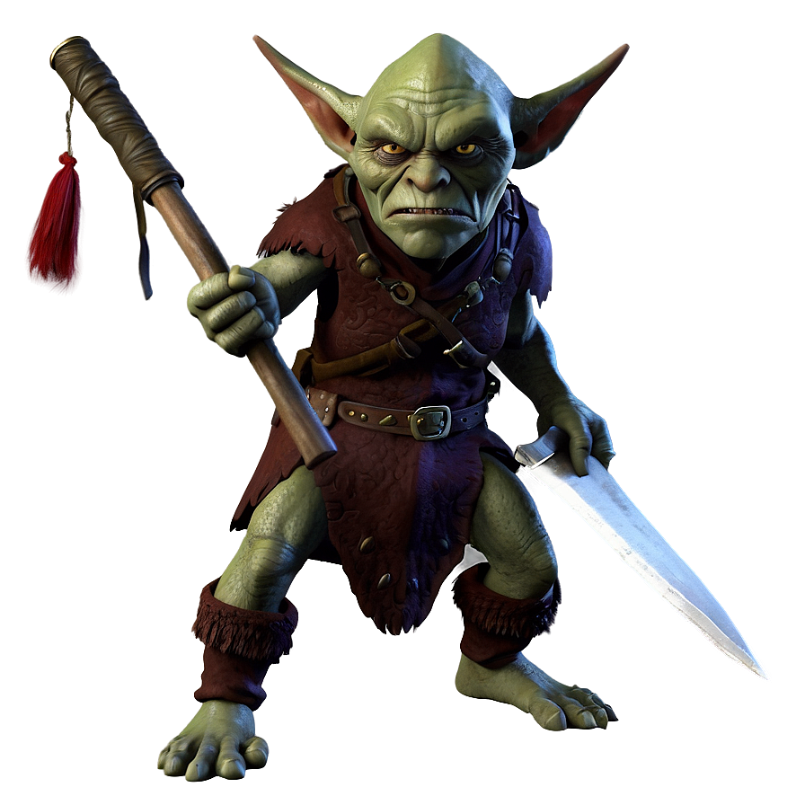 Fierce Goblin Warrior Png Oxs PNG image