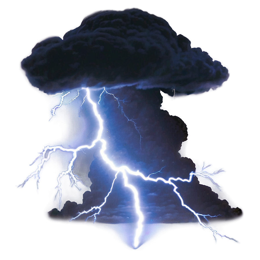 Fierce Lightning Strike Png Ths6 PNG image