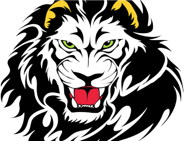 Fierce Lion Tattoo Design PNG image