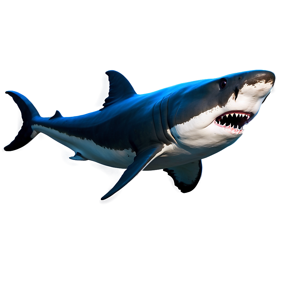 Fierce Megalodon Attack Png Lgj92 PNG image