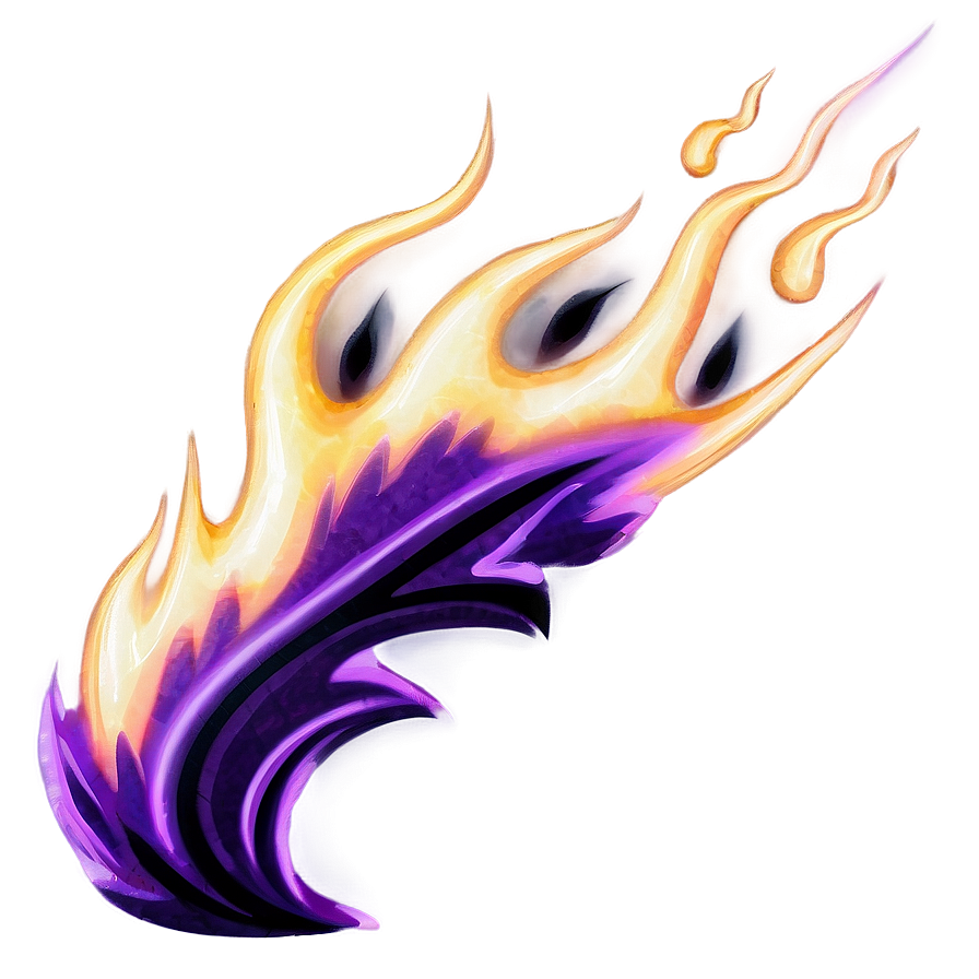 Fierce Purple Flame Png Vos PNG image