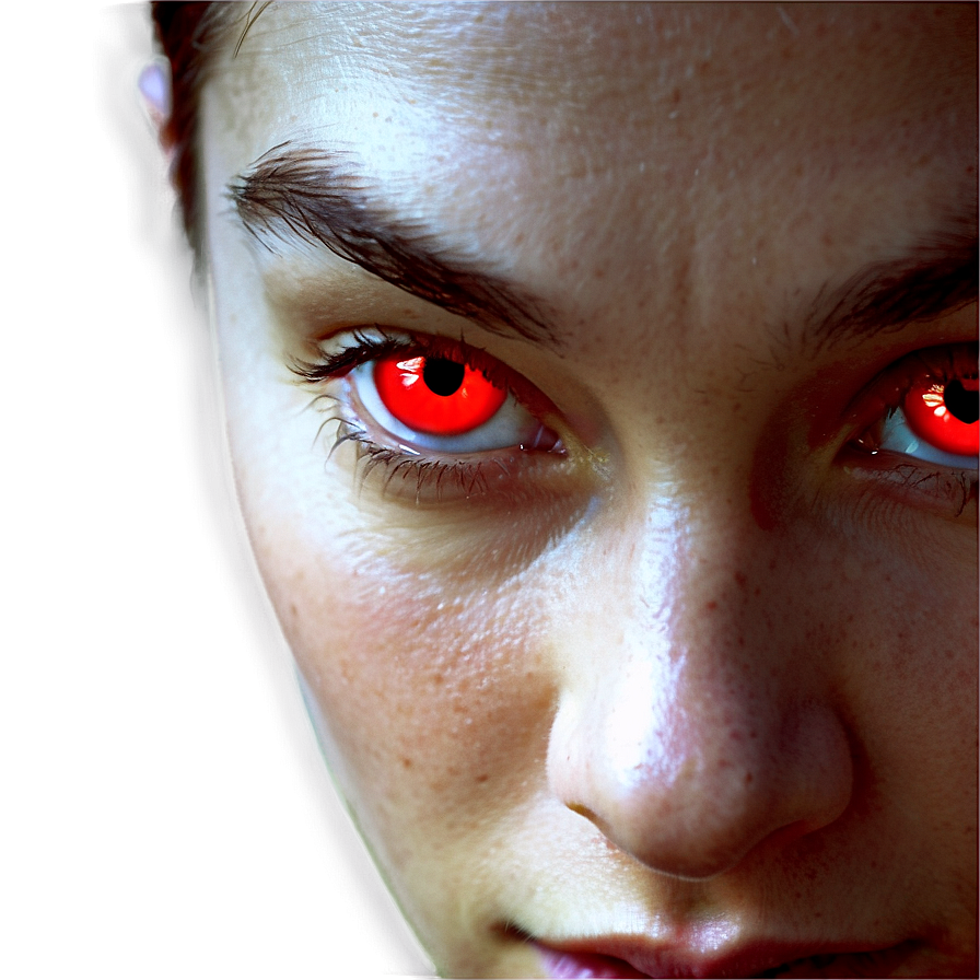 Fierce Red Eye Glow Png Oyl40 PNG image