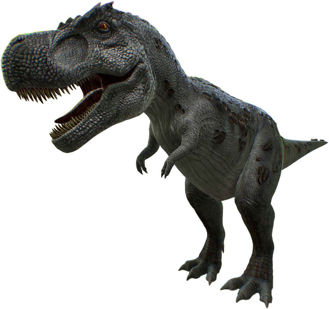 Fierce Tyrannosaurus Rex Model PNG image