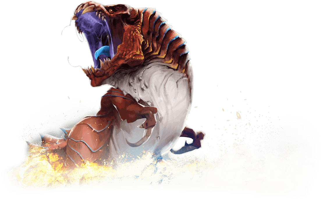 Fierce Tyrannosaurus Rex Roaring PNG image