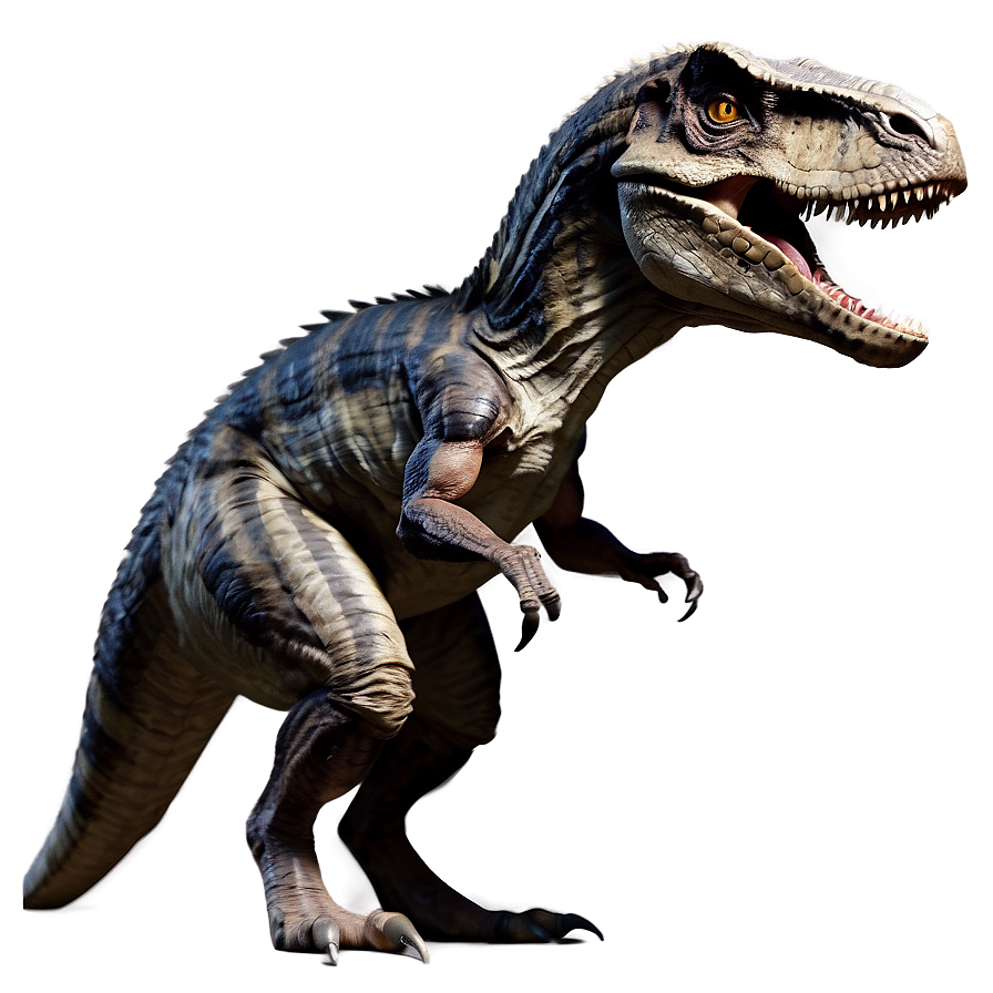 Fierce Velociraptor Artwork Png Bwa PNG image