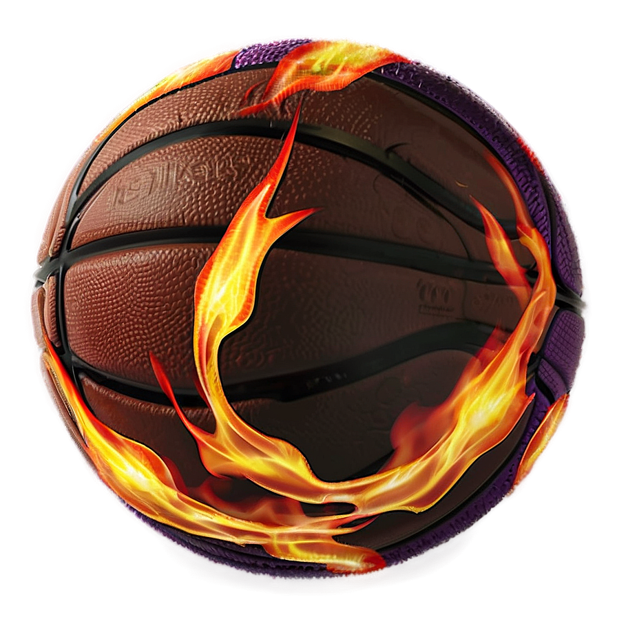 Fiery Basketball Png 04302024 PNG image