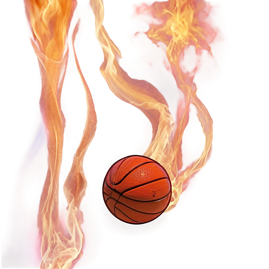 Fiery Basketball Png 43 PNG image