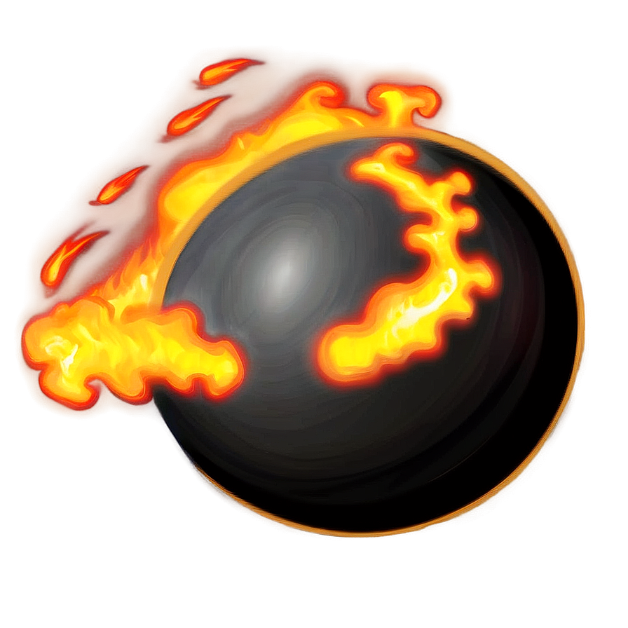 Fiery Cannonball Flight Png Qkp47 PNG image