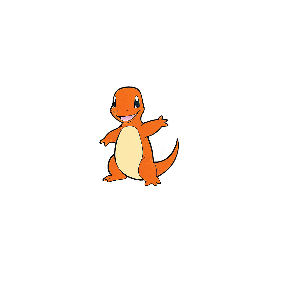 Fiery Charmander Illustration Png 05212024 PNG image