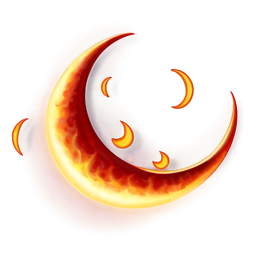 Fiery Crescent Symbol Png Goh8 PNG image