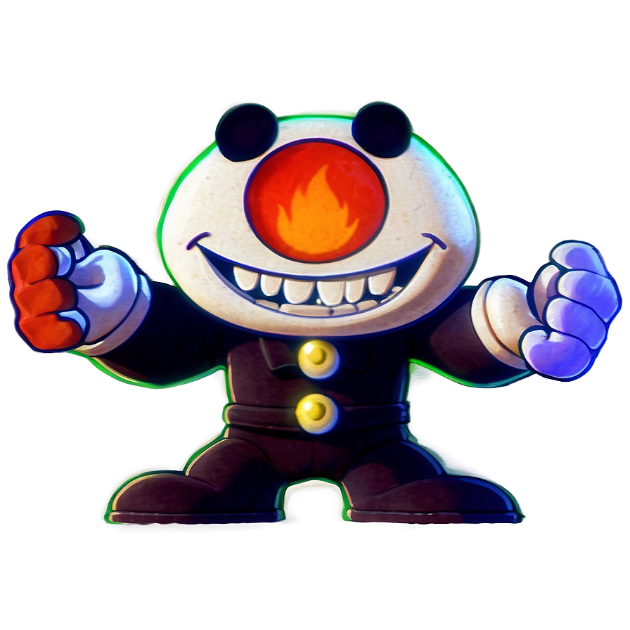 Fiery Cuphead Boss Fight Png Uiw | PNGpix.com