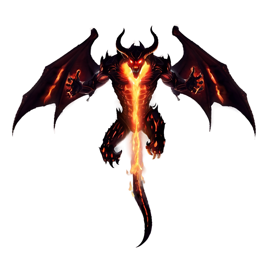 Fiery Demon Image Png 91 PNG image