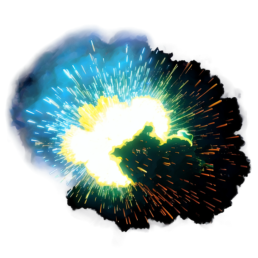 Fiery Detonation Png 06122024 PNG image