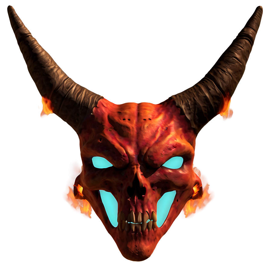 Fiery Devil Horns Png Xby55 PNG image