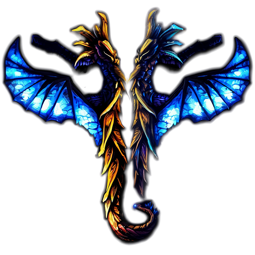 Fiery Dragon Wings Graphic Png Wky PNG image