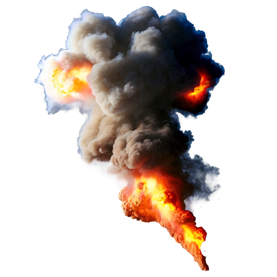 Fiery Explosion Overlay Png 32 PNG image