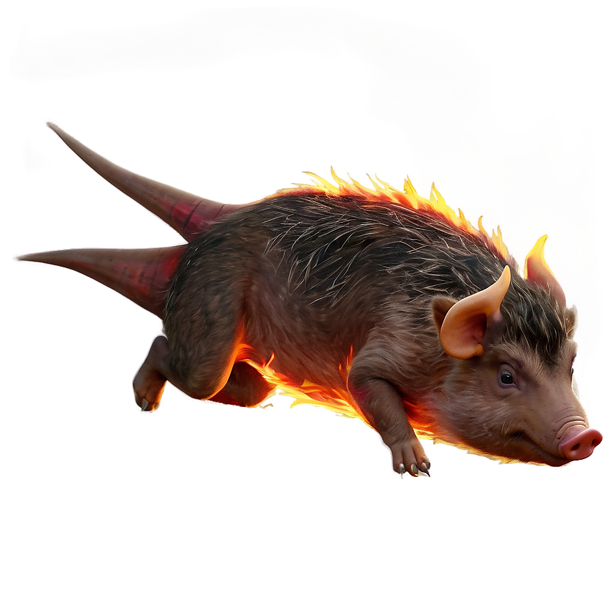 Fiery Hog Png Dwk PNG image
