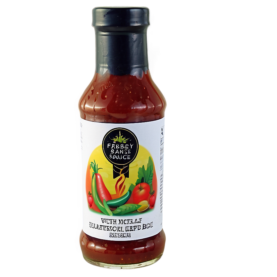 Fiery Hot Bbq Sauce Png Clf66 PNG image