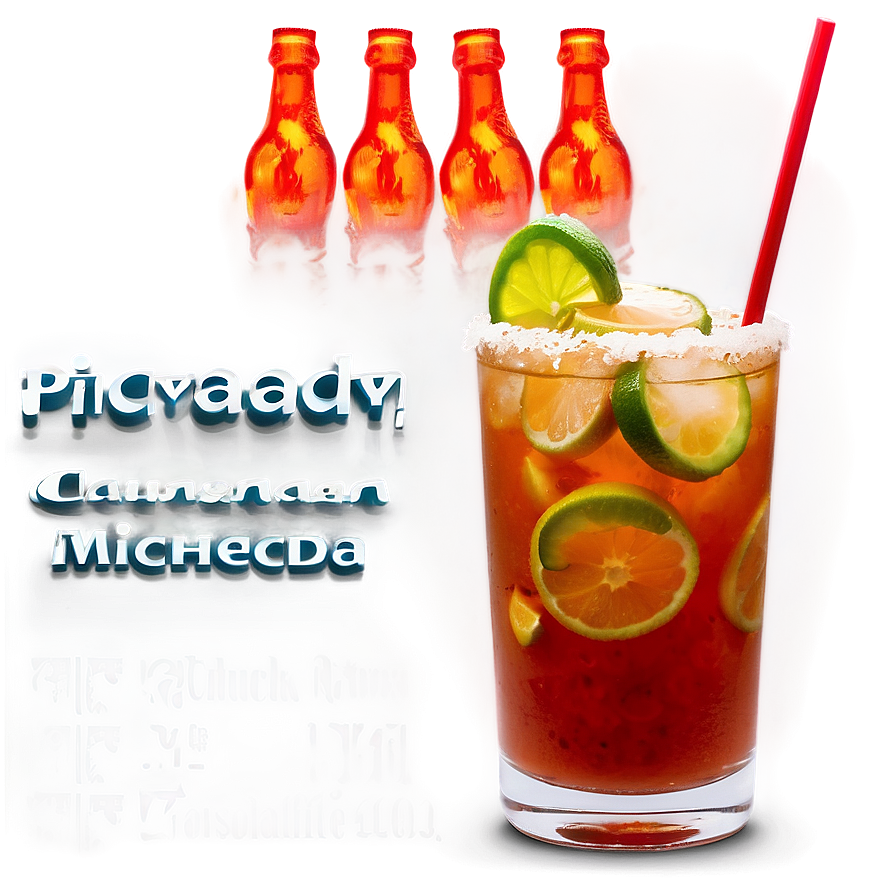 Fiery Hot Michelada Recipe Png Erc30 PNG image