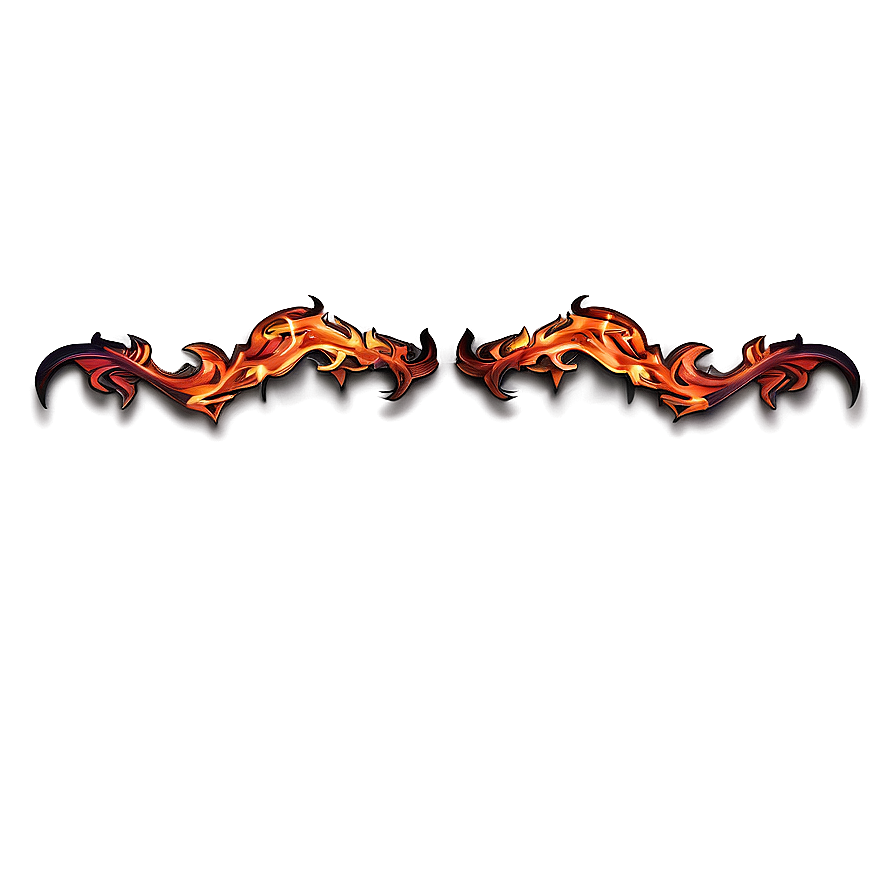 Fiery Inferno Border Png Cpc PNG image