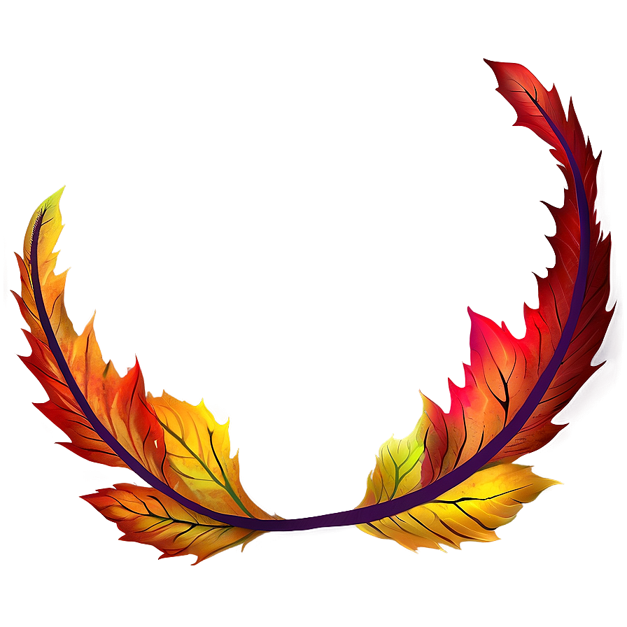 Fiery Leaves Png 50 PNG image