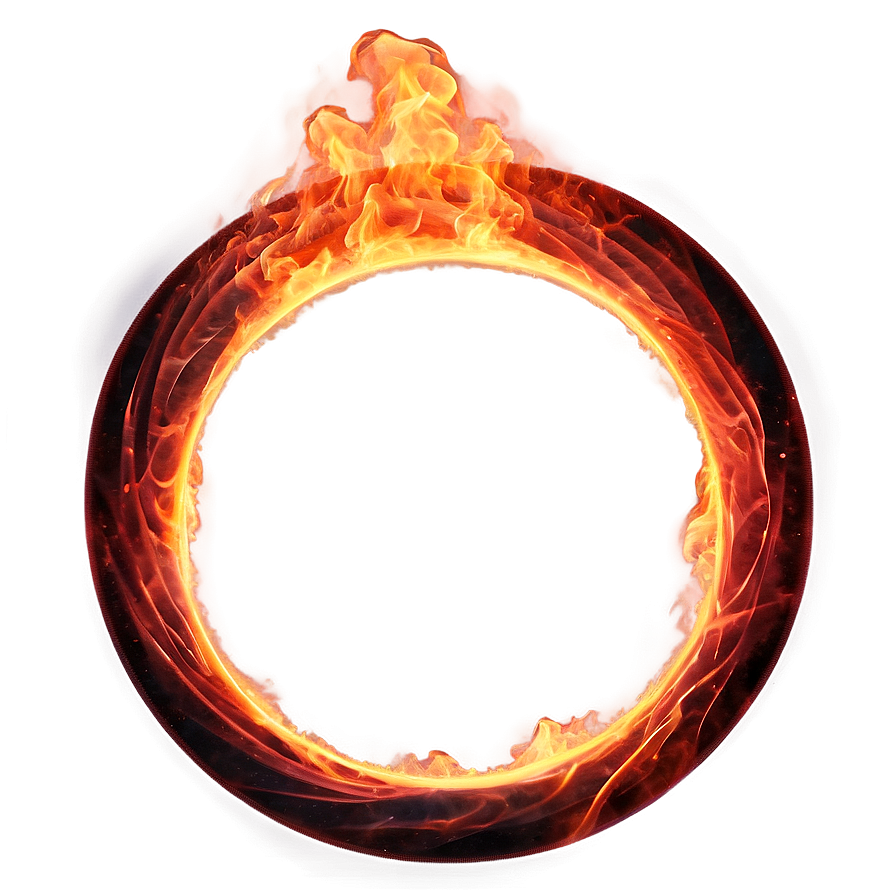 Fiery Loop Circle Png Xpj PNG image