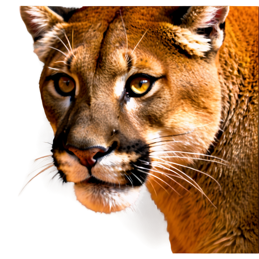 Fiery Mountain Lion Eyes Png Ijr62 PNG image