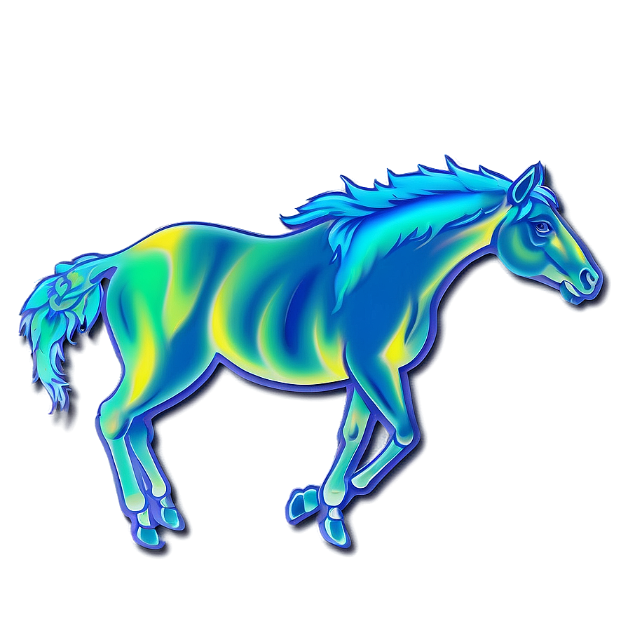 Fiery Mustang Horse Spirit Png 52 PNG image