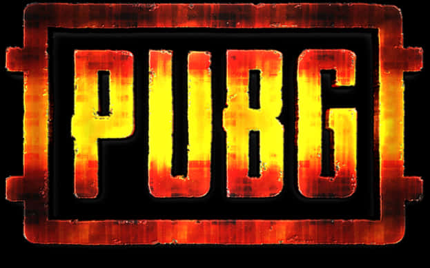 Fiery P U B G Logo PNG image