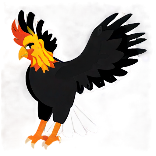 Fiery Phoenix Eagle Concept Png D PNG image