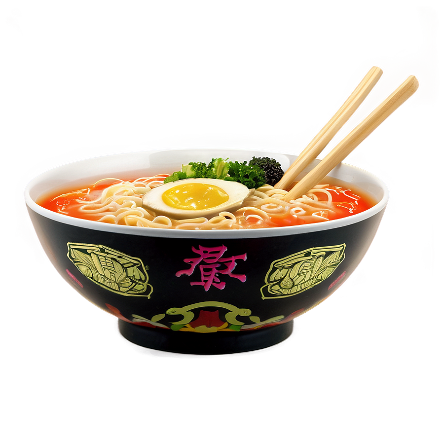 Fiery Ramen Bowl Png 13 PNG image