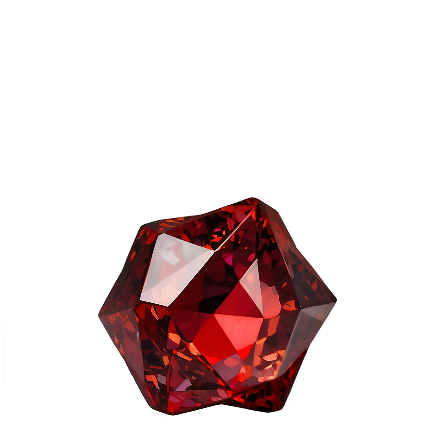 Fiery Red Crystal Png Fsg PNG image