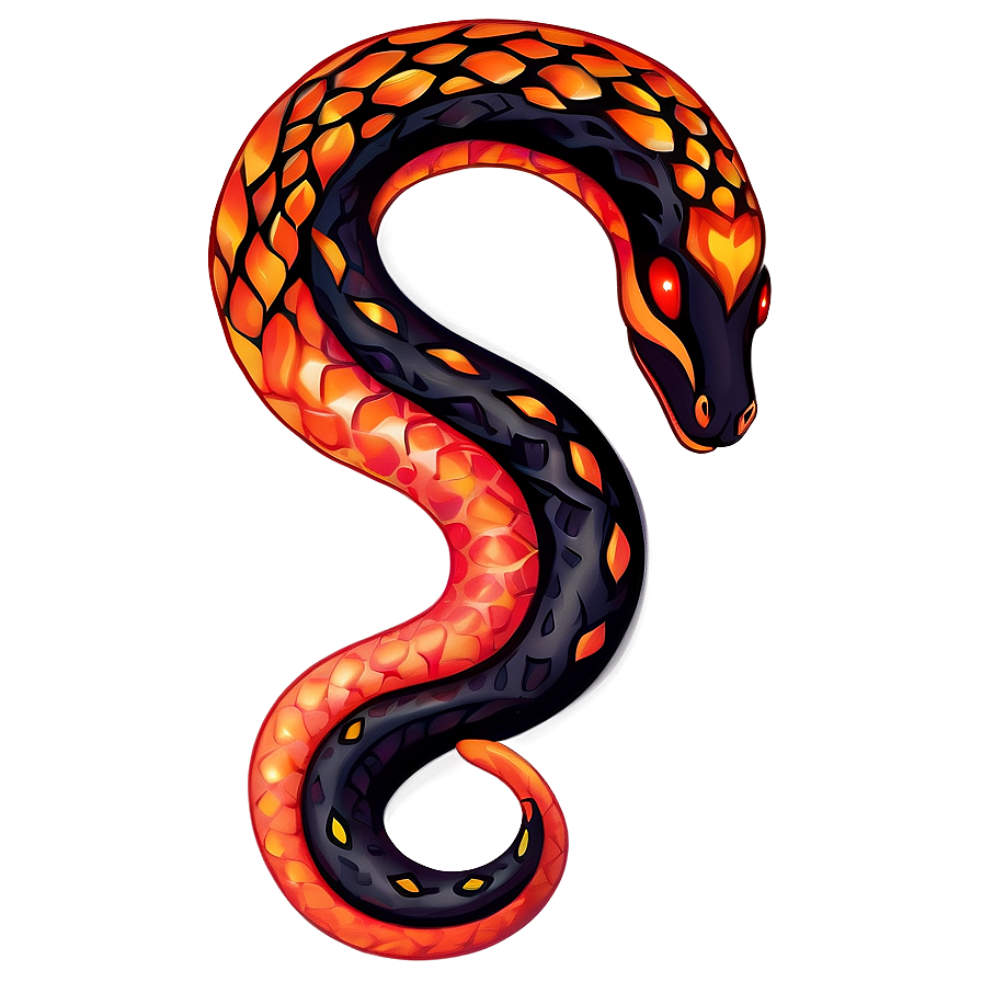 Fiery Snake Tattoo Png Csy30 PNG image