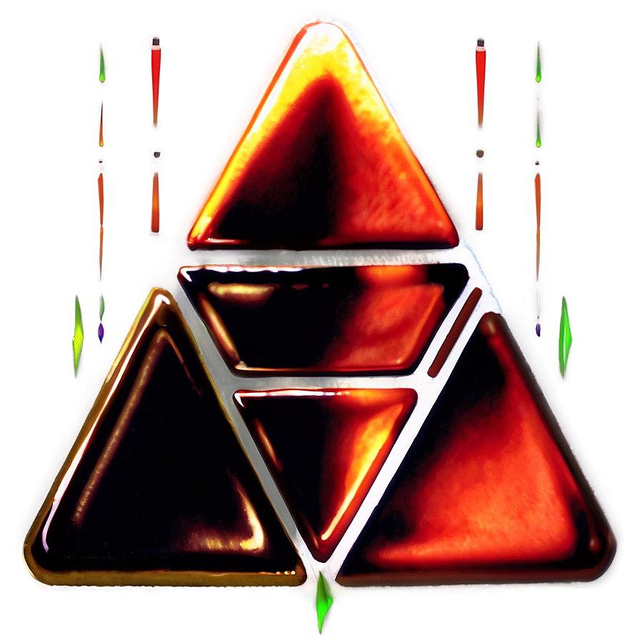 Fiery Triforce Image Png 33 PNG image