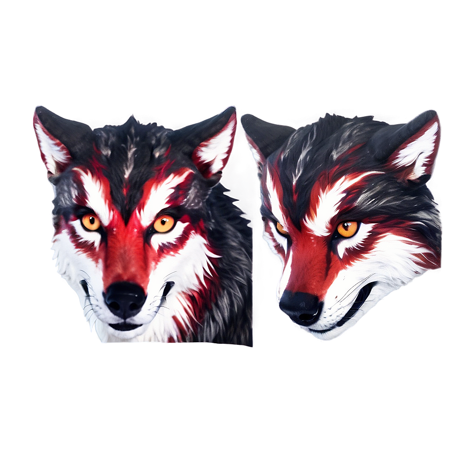 Fiery Wolf Eyes Png 06292024 PNG image