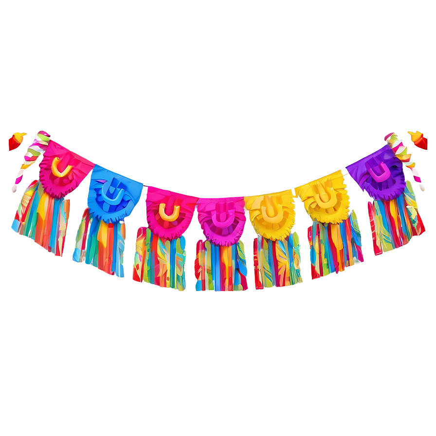 Fiesta Banner With Pinatas Png 82 PNG image