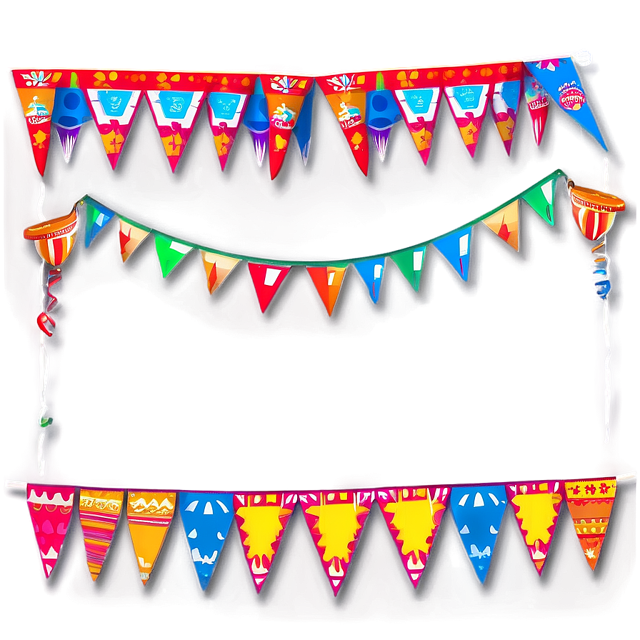 Fiesta Bunting Banner Png 06262024 PNG image