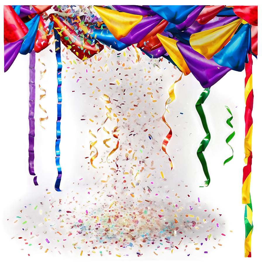 Fiesta Confetti Explosion Png Pdc55 PNG image