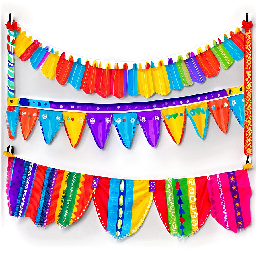 Fiesta Fabric Banner Png Cql7 PNG image