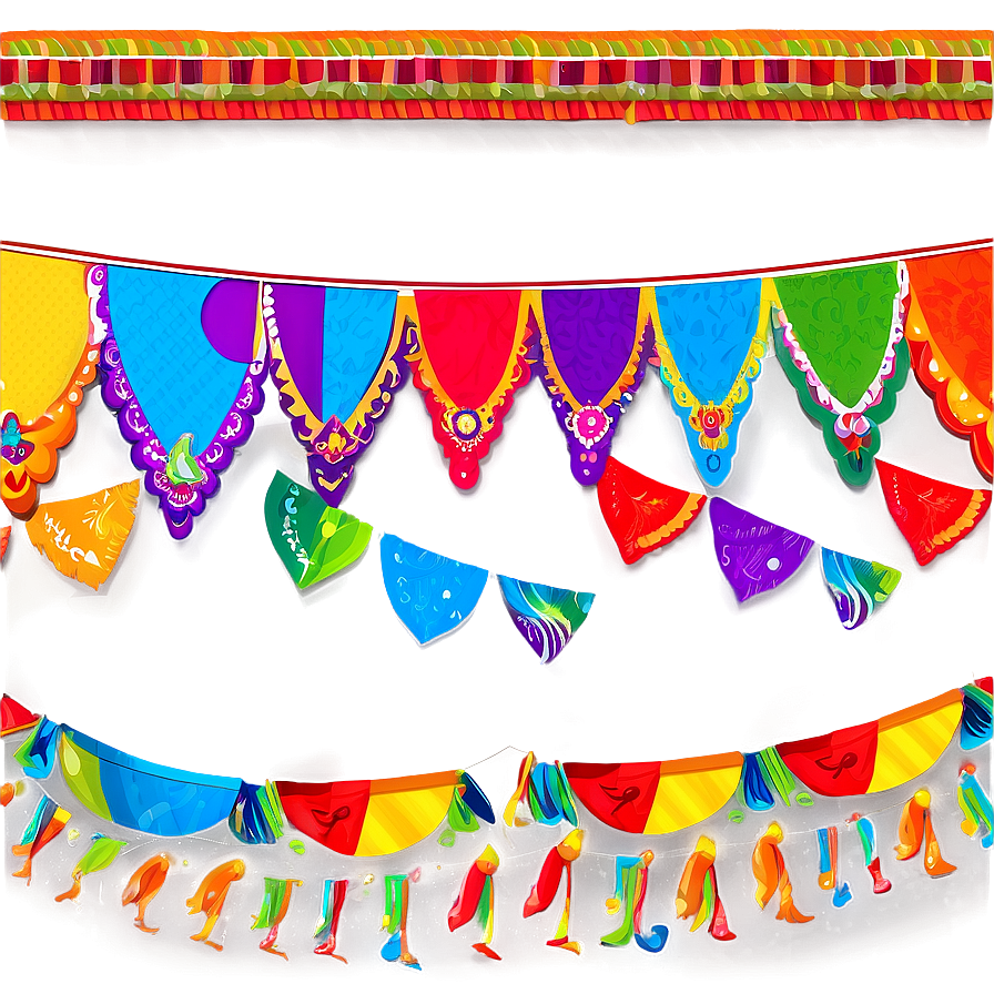 Fiesta Fabric Banner Png Rge52 PNG image