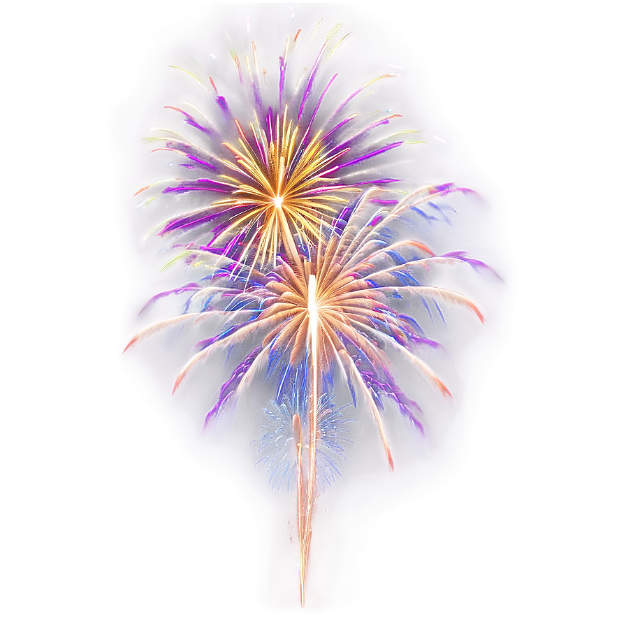 Fiesta Fireworks Display Png 06202024 PNG image