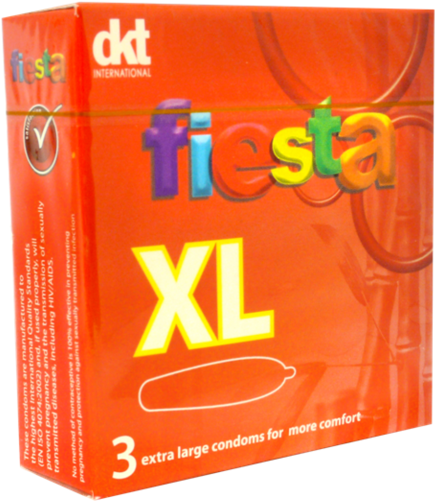 Fiesta X L Condom Pack Image PNG image