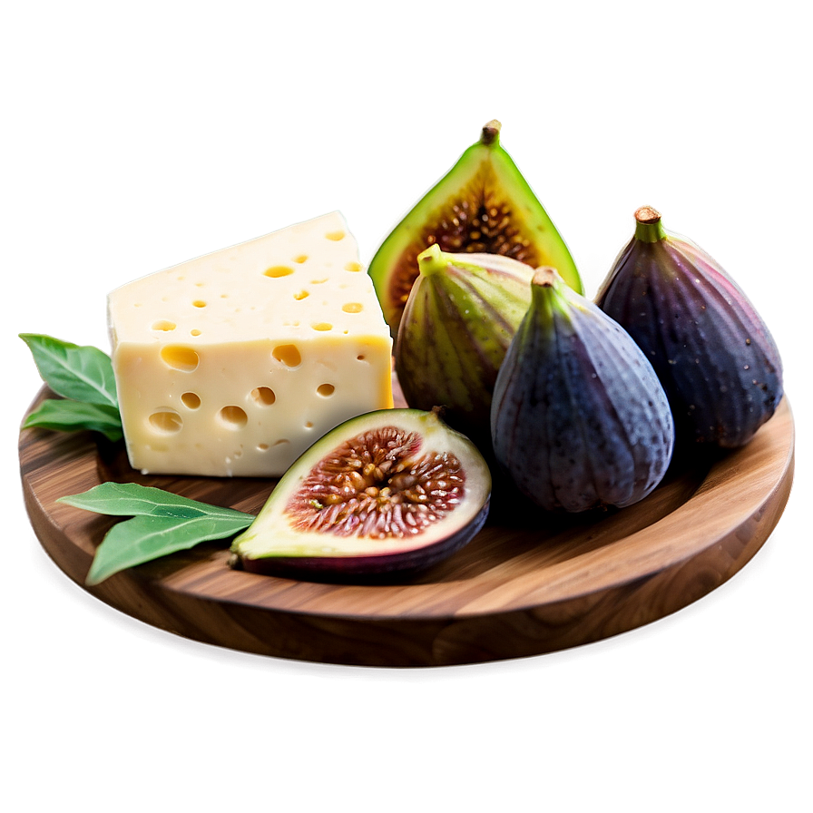 Figs And Cheese Platter Png 74 PNG image