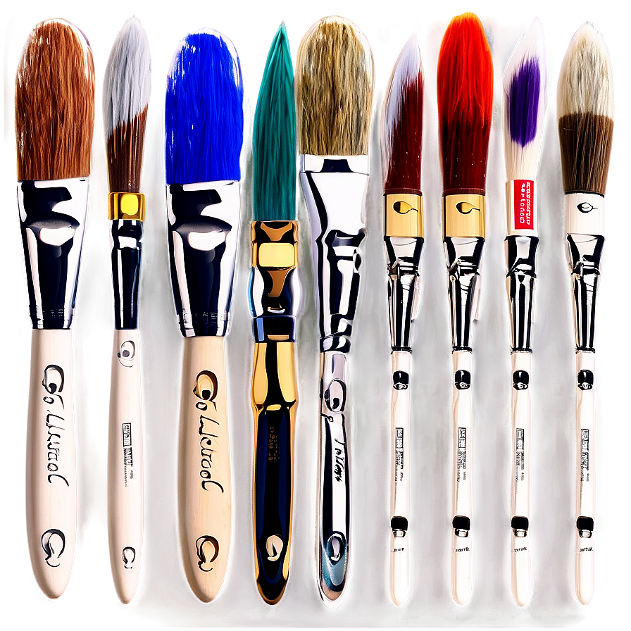 Filbert Paint Brushes Png Lqr PNG image