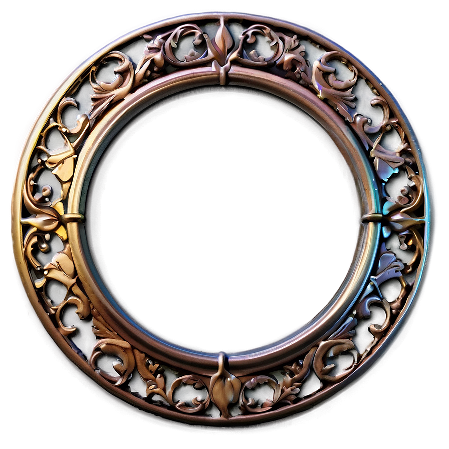 Filigree Circle Frame Png Lgy PNG image