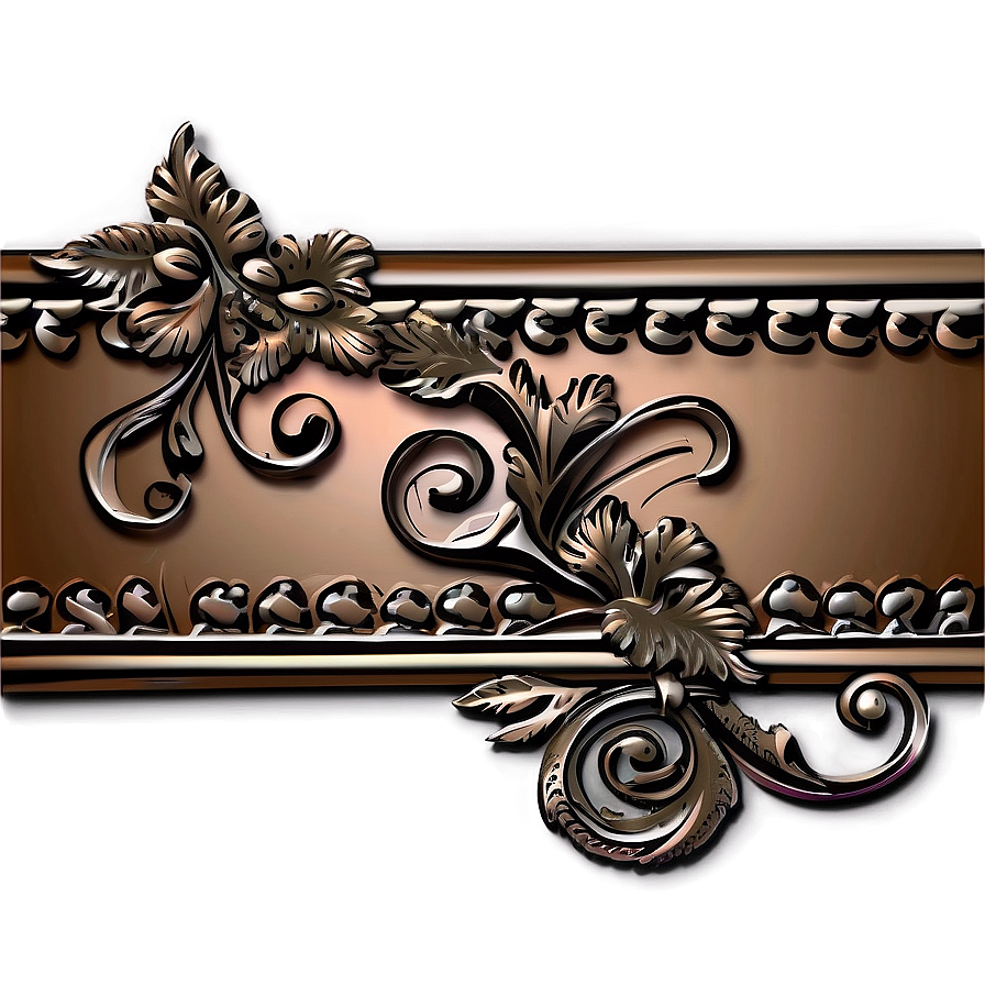 Filigree Corner Borders Png 06212024 PNG image