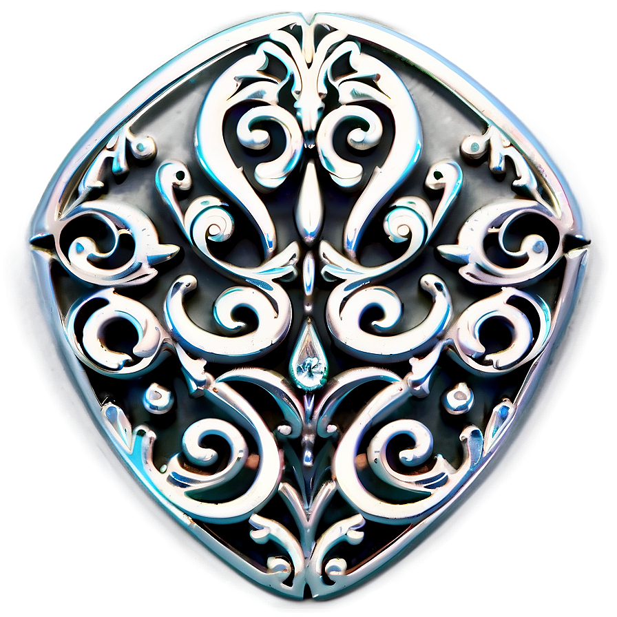 Filigree Diamond Shape Png 06212024 PNG image